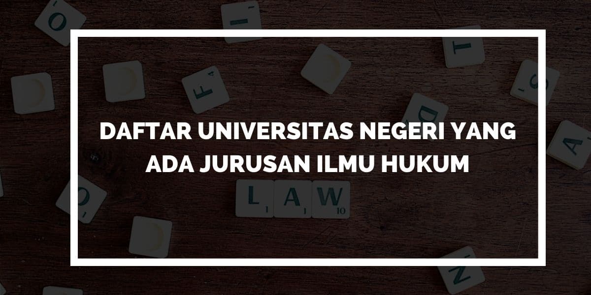 Universitas Jurusan Ilmu Hukum